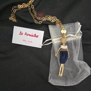Jewels By Lux Le Amiche Girlfriend Pendant Marianna 31" Chain